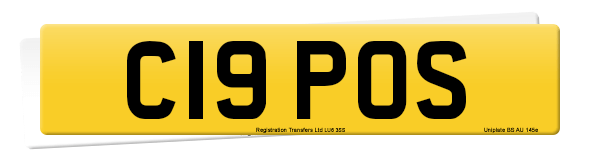 Registration number C19 POS